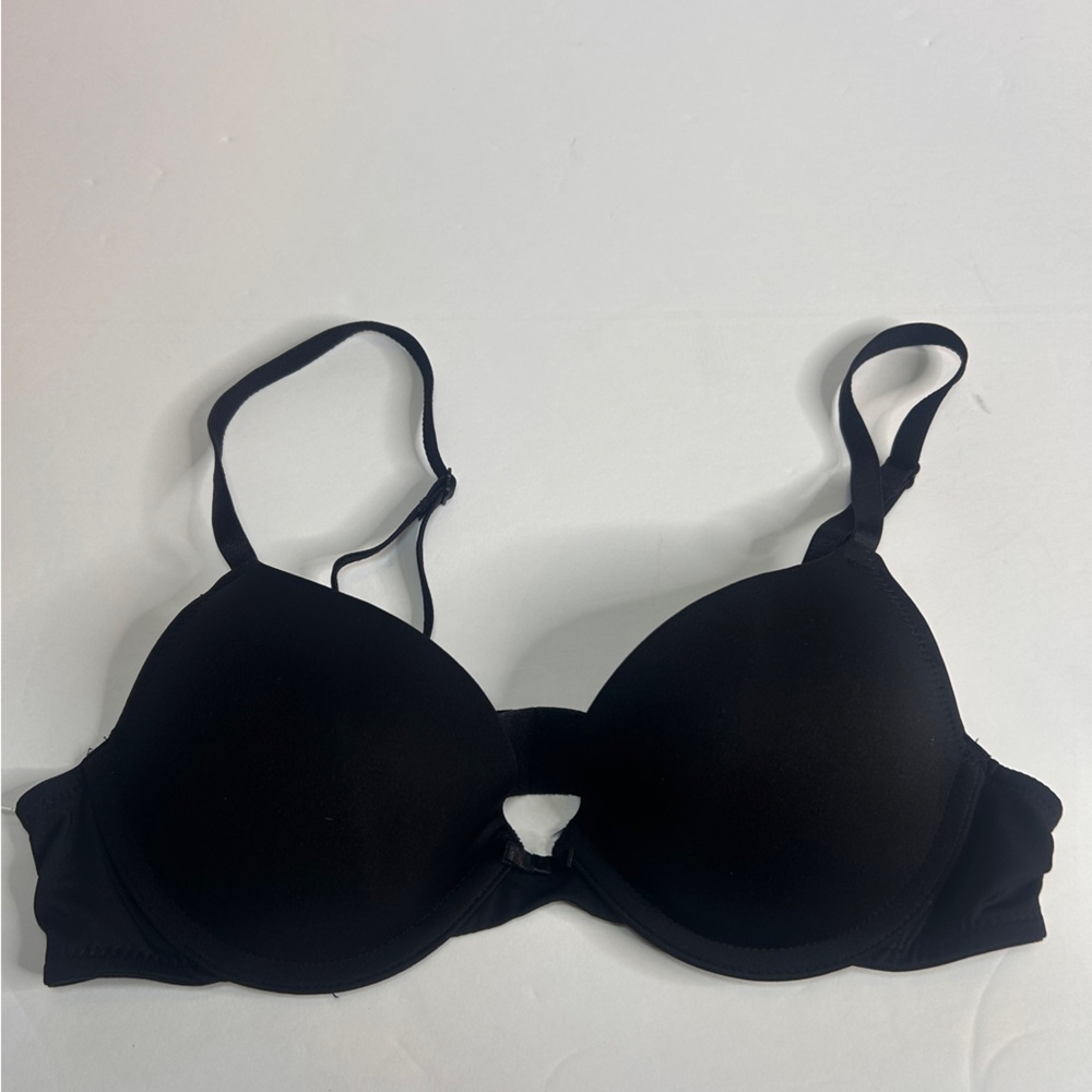 Maidenform Black Bra , Padded, Push Up , 34A